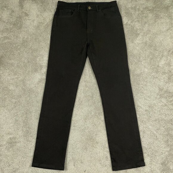 Blue Delta Black Denim Slim Jeans Men's Size 31x30 Custom Made Recent 2022 RW34 - Picture 2 of 10